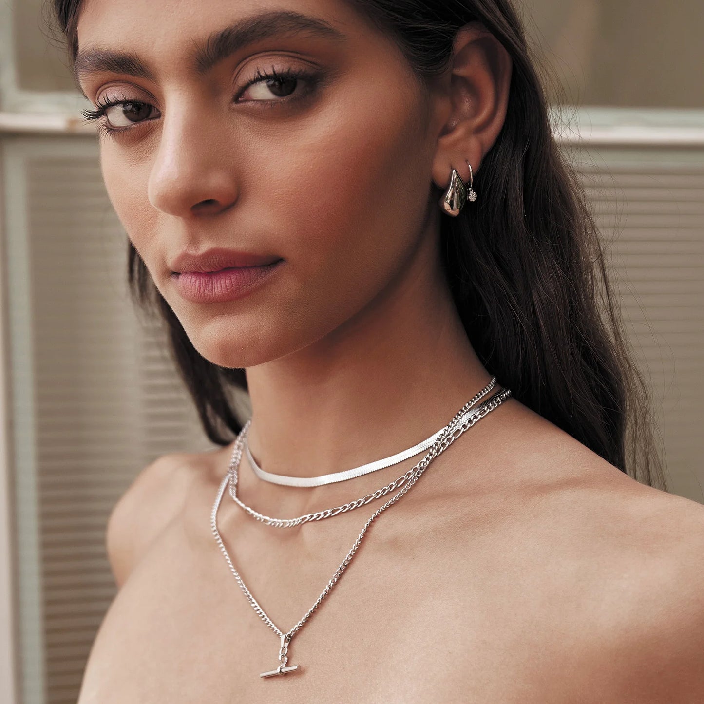 DELPHINE SILVER EARRINGS
