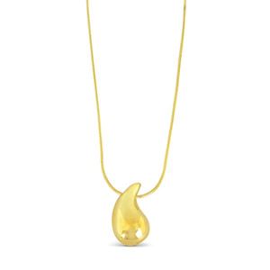 Gold Plated Water Drop Necklace