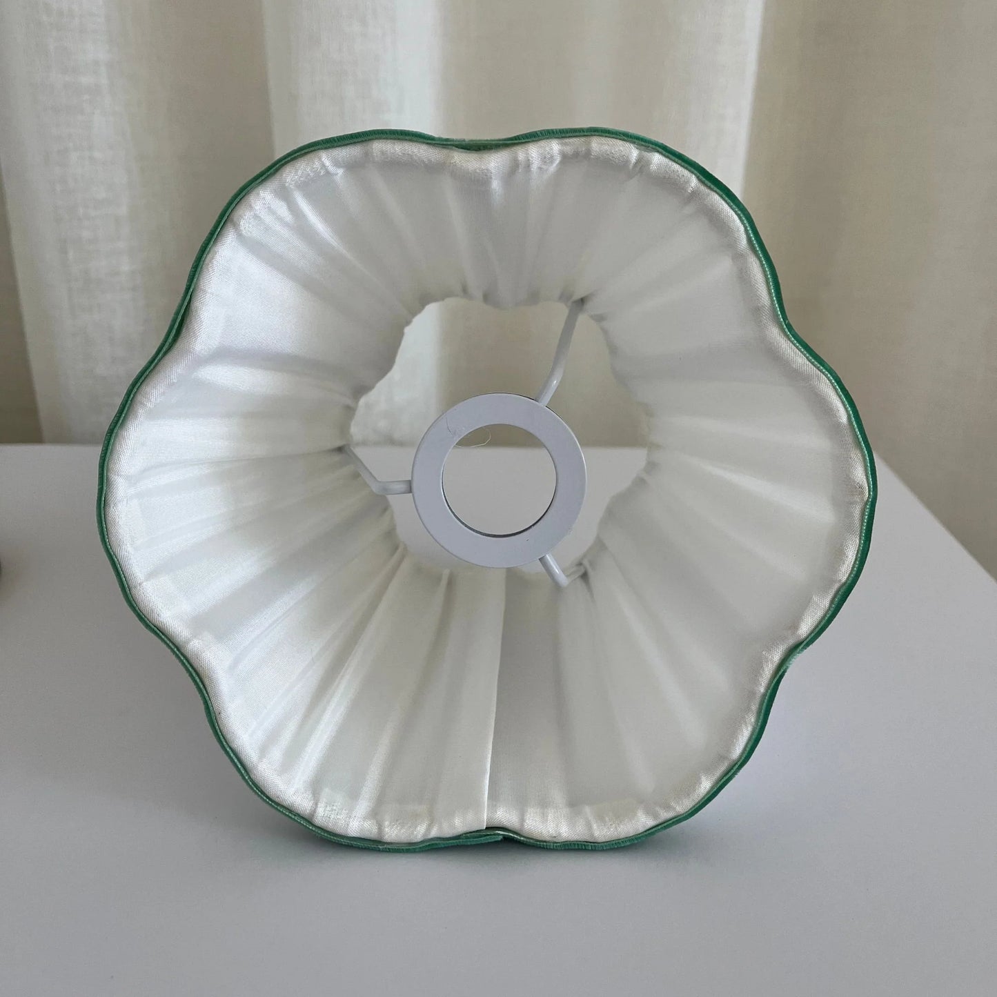 PRE ORDER Green Scallop Shade USB Table Lamp