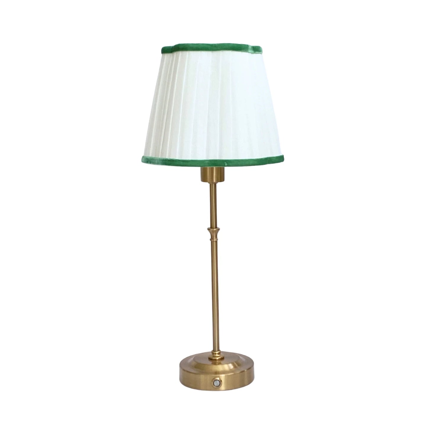 PRE ORDER Green Scallop Shade USB Table Lamp