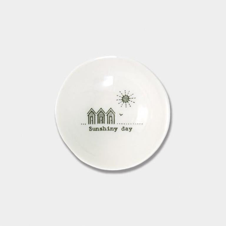 Wobbly Porcelain Bowl small - Sunshiny Day
