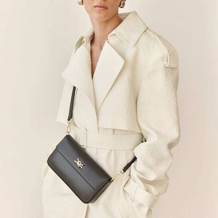 Sophie Black Knot Pouchette