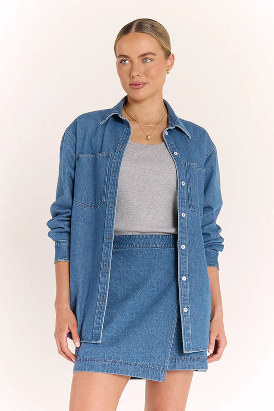 Violet Shirt - Amalfi Blue