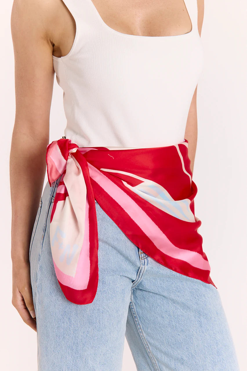 Resort Scarf - Tile Print