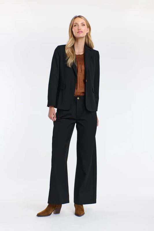 MIA WALLACE BLAZER - BLACK