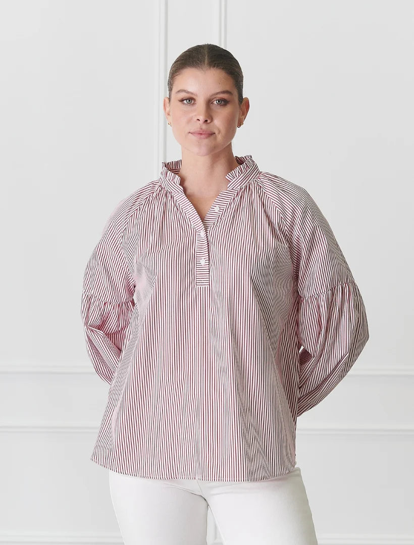 Kell Shirt Stripe Red