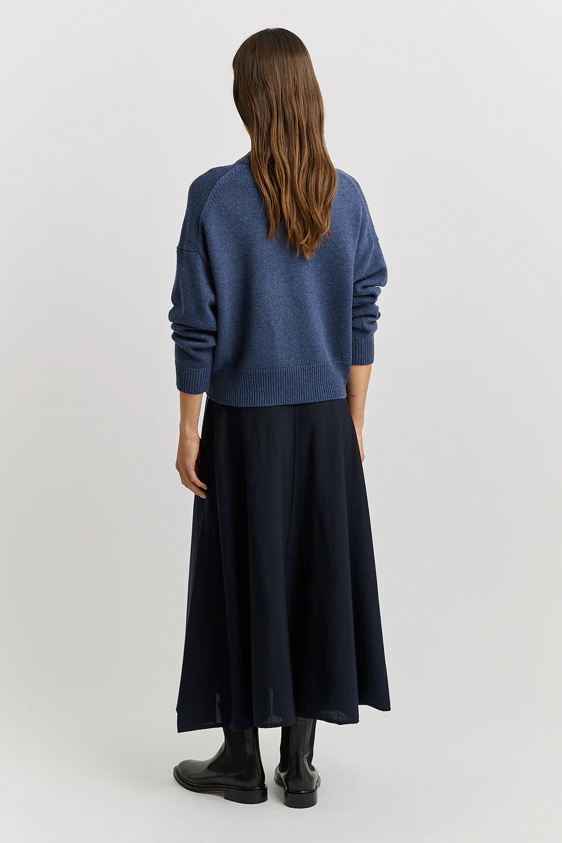 Drop shoulder crew - Galaxy