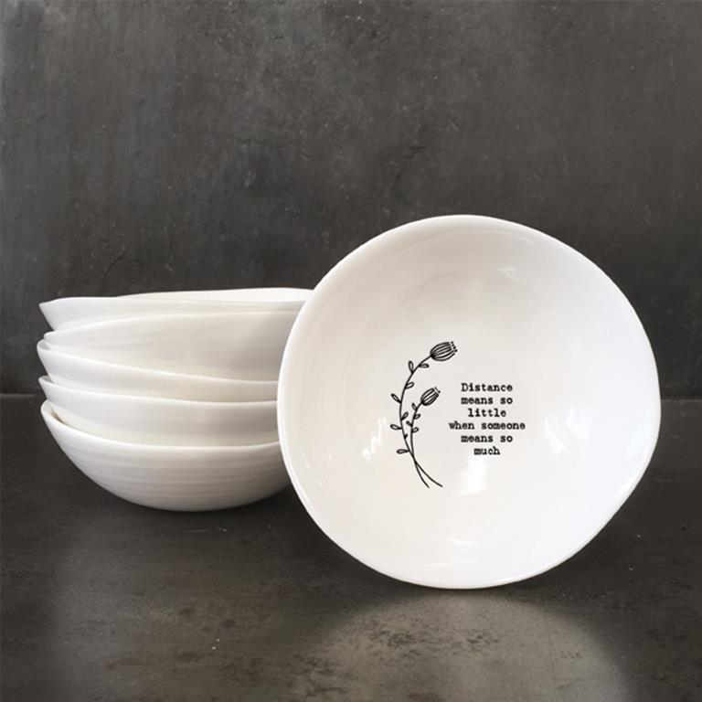 Wobbly bowl medium - Distance means so little when someone means so much