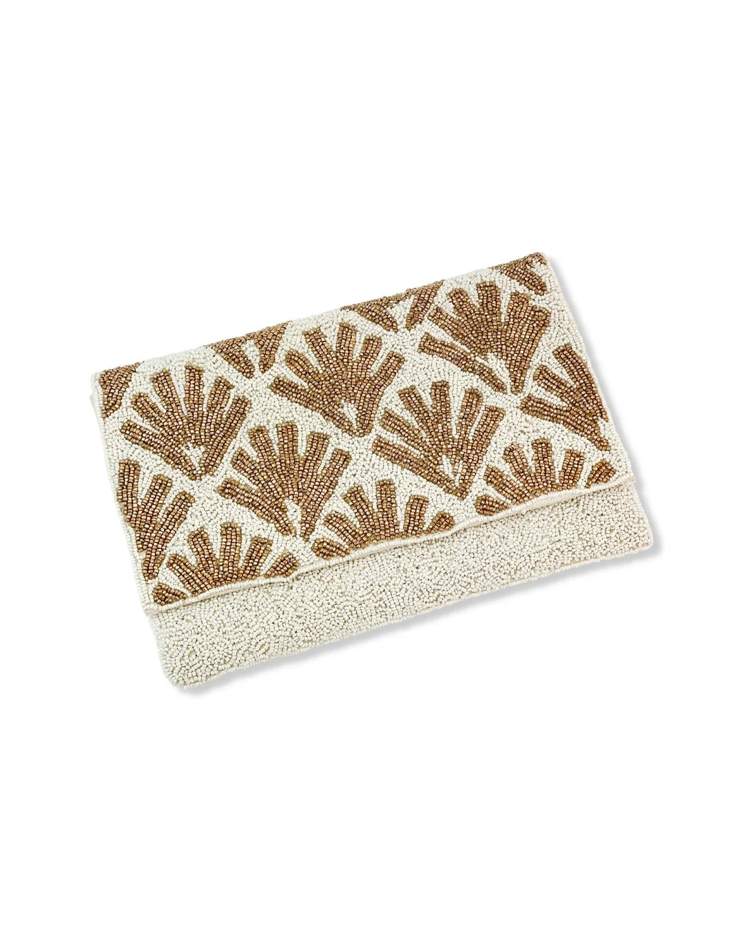 Brushed Gold Deco Clutch