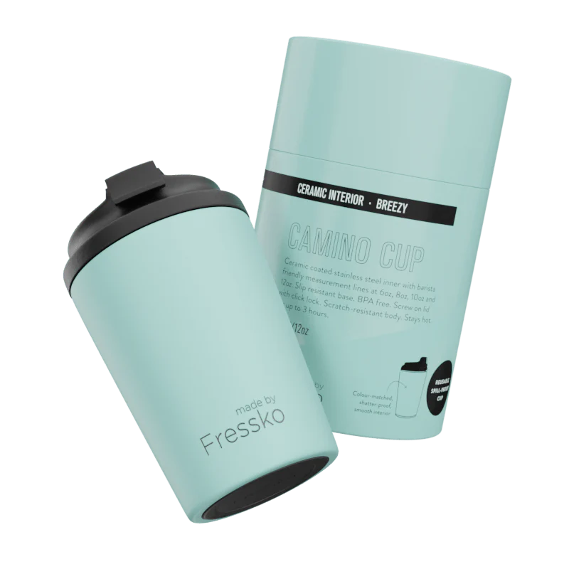 Fressko Ceramic Camino Cup 12oz- Breezy