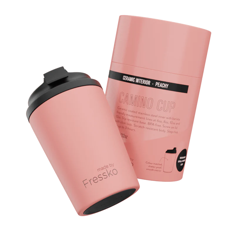 Fressko Ceramic Camino Cup 12oz- Peachy