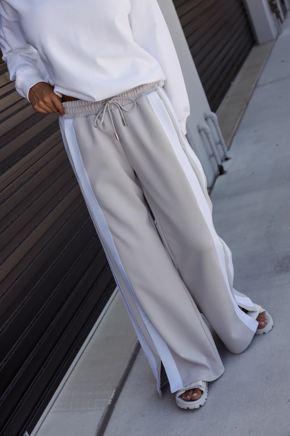 KINGSLEY Pants Light Grey