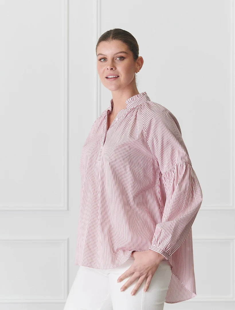 Kell Shirt Stripe Red