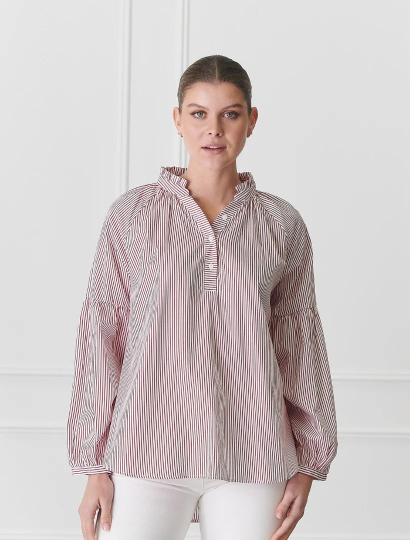 Kell Shirt Stripe Red