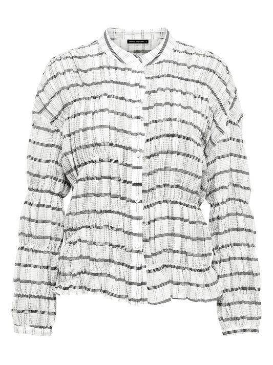 Efate Shirt by Lounge the Label - White and Black
