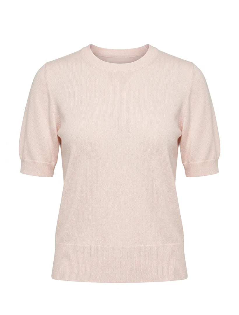 Melissa Cotton Cashmere Knit Pink