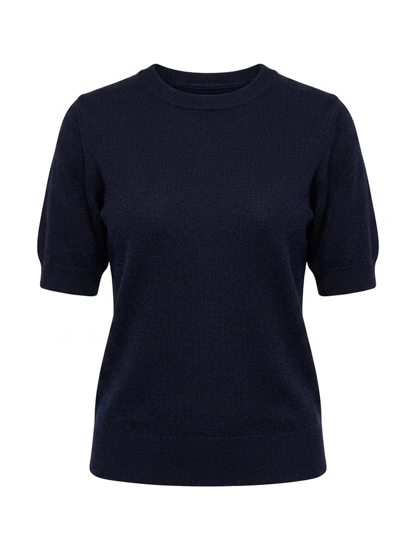 Melissa Cotton Cashmere Knit Blue Navy