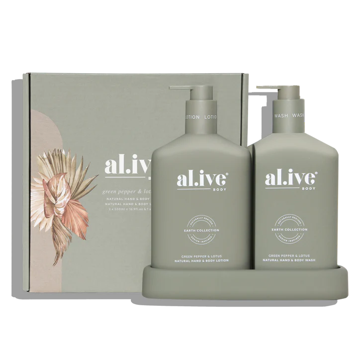 WASH & LOTION DUO - GREEN PEPPER & LOTUS