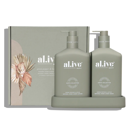 WASH & LOTION DUO - GREEN PEPPER & LOTUS
