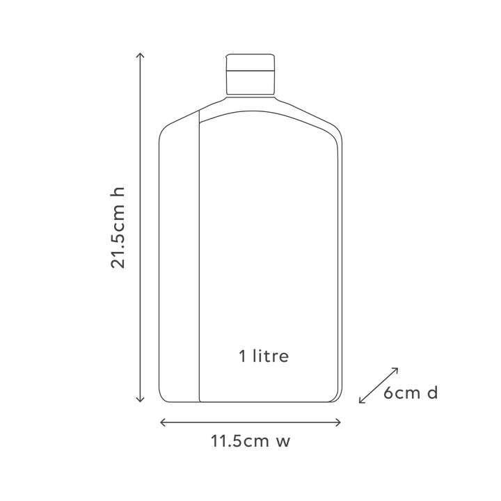 1 L WASH REFILL - COCONUT & WILD ORANGE