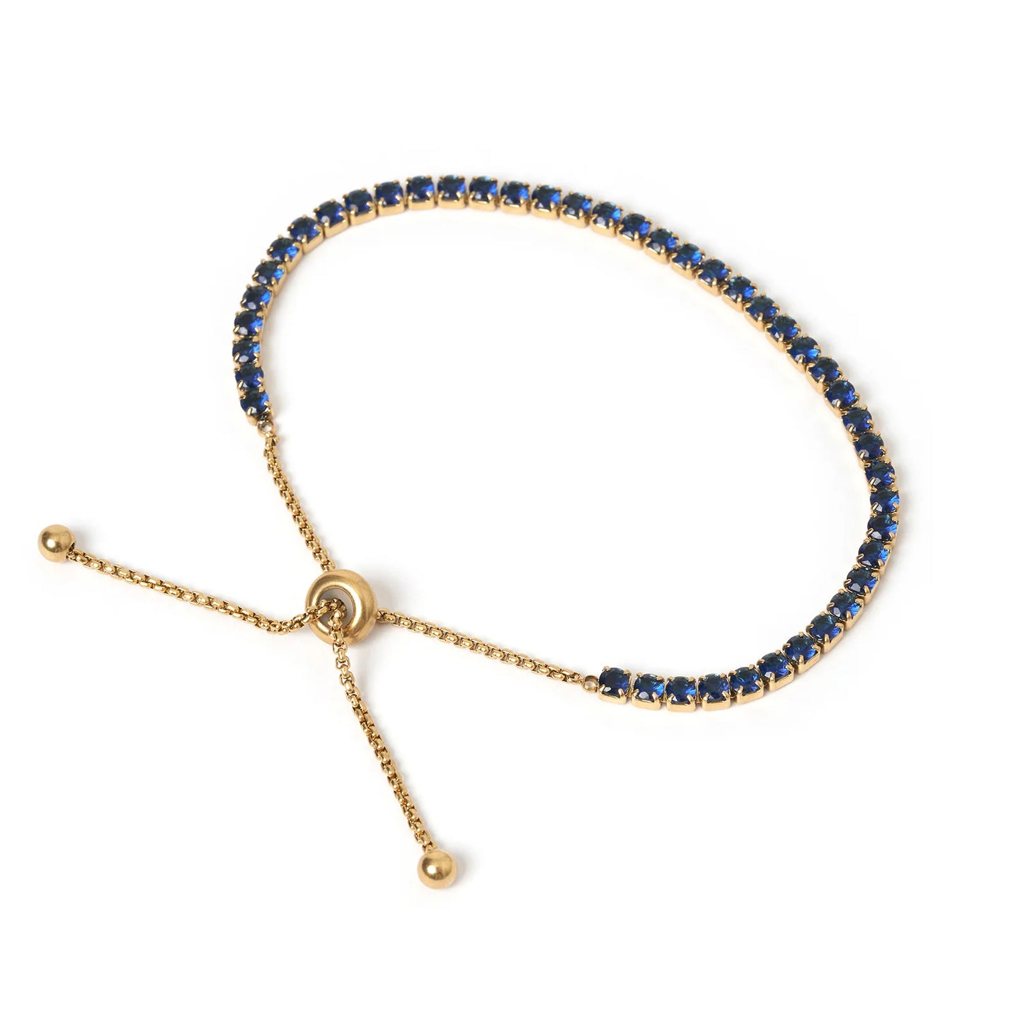 SPYRO GOLD BRACELET - SAPPHIRE