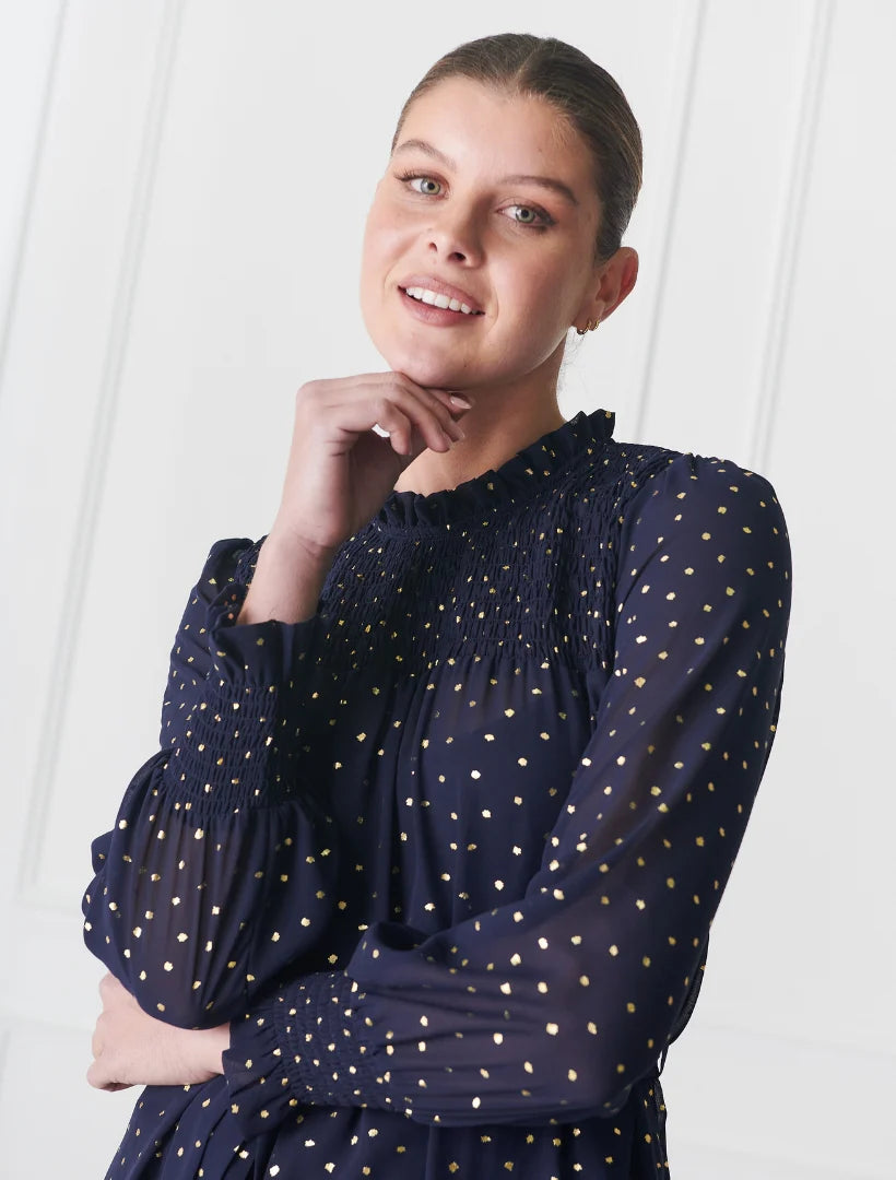 Sally Dress Navy - Size XL