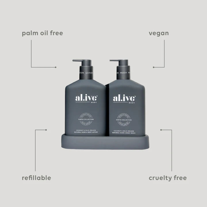 WASH & LOTION DUO - COCONUT & WILD ORANGE