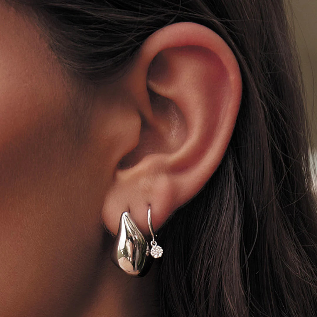 DELPHINE SILVER EARRINGS