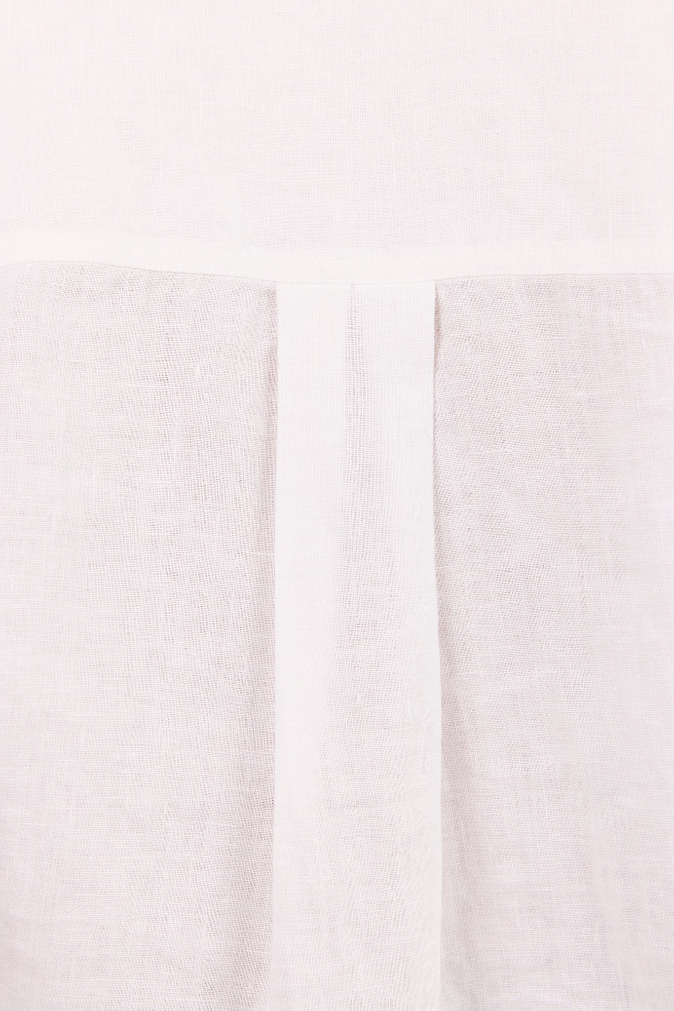 Uplifted Ivory Linen Oversized Shirt