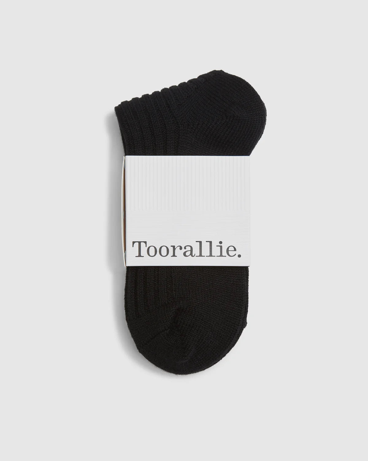 Ribbed merino socks - Black SML/MED