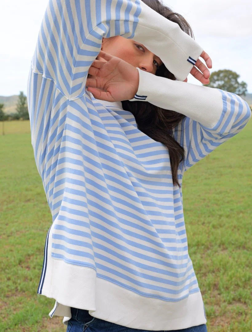 Claudia Striped Sweatshirt