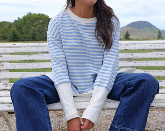 Claudia Striped Sweatshirt