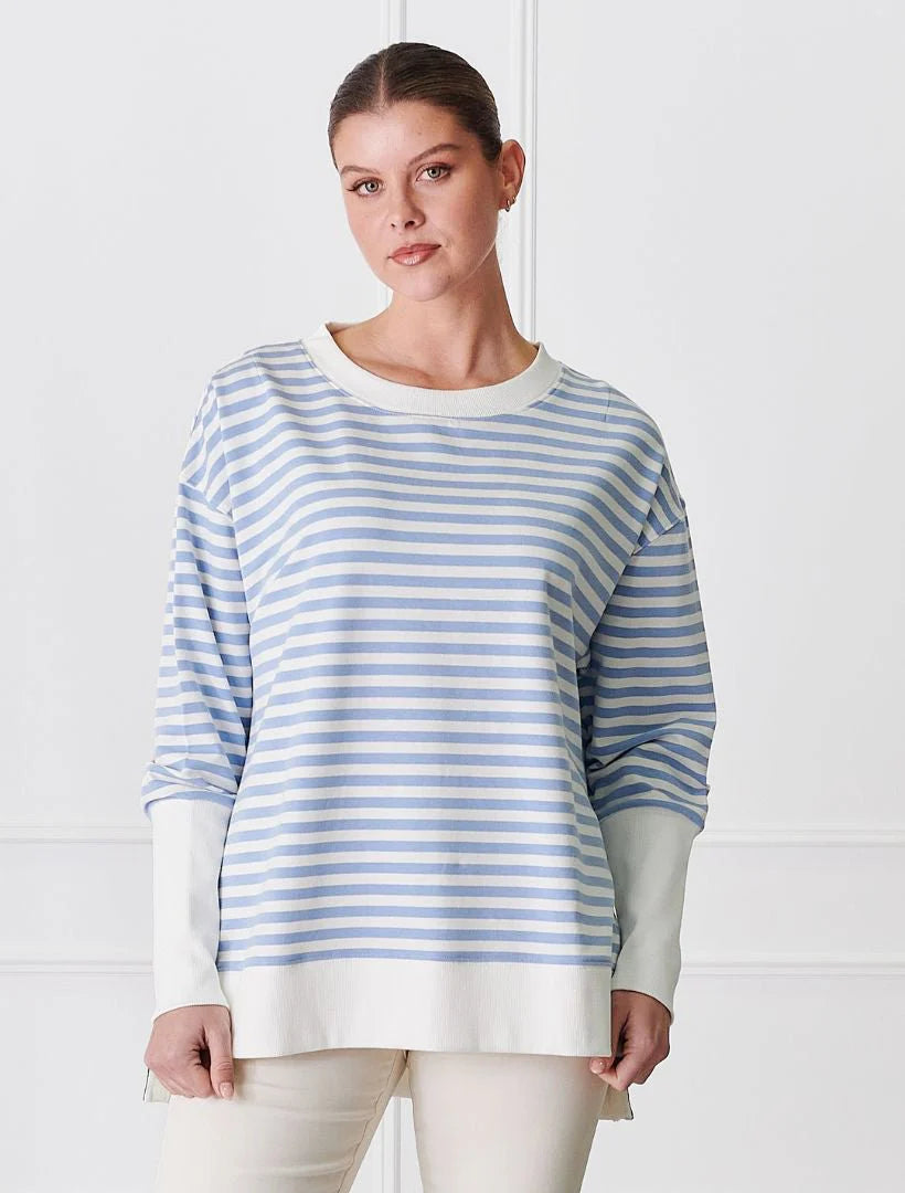 Claudia Striped Sweatshirt