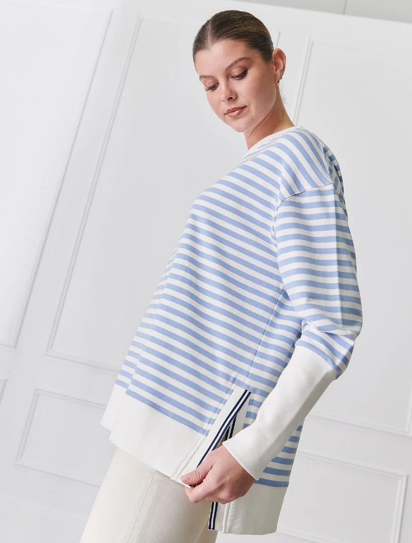 Claudia Striped Sweatshirt