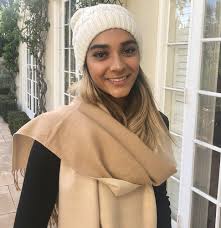 Scarf Two Tone -Camel/Beige