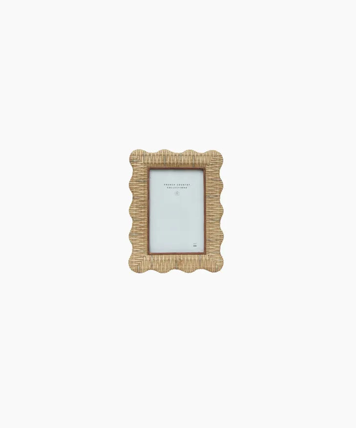 Rattan Wavy Photo Frame 4 x 6