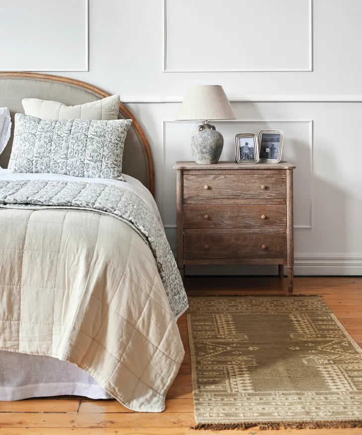 Freya Quilt Ecru - Large