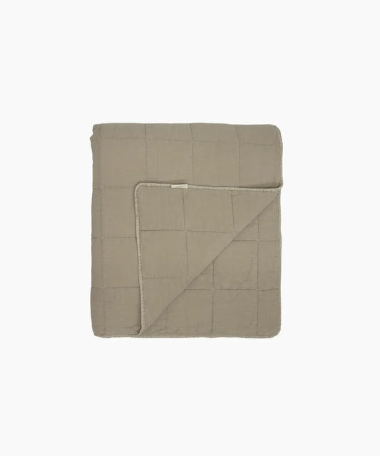 Freya Quilt Taupe - Large