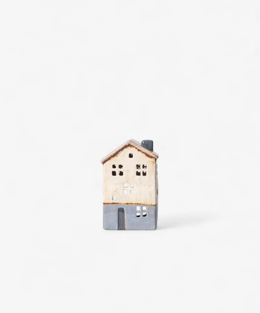 Saint Malo Tea Light House Stone Roof