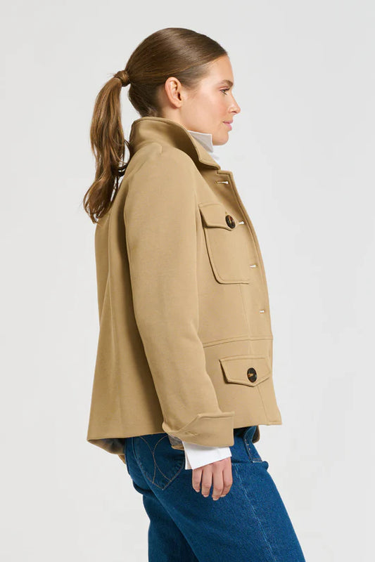 Hemming Scuba Jacket - Caramel