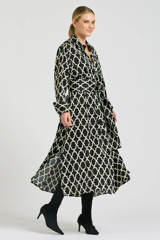 The Amelie Shirtdress - Moroccan Print