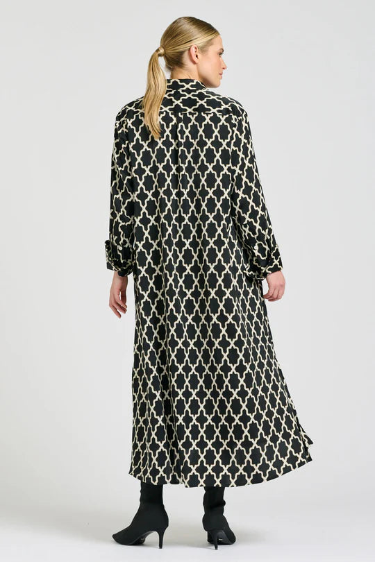 The Amelie Shirtdress - Moroccan Print