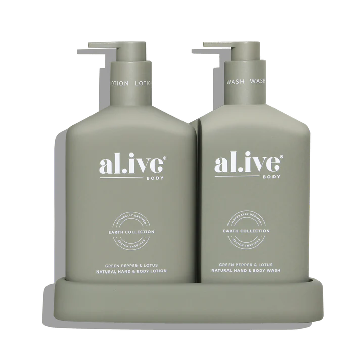 WASH & LOTION DUO - GREEN PEPPER & LOTUS