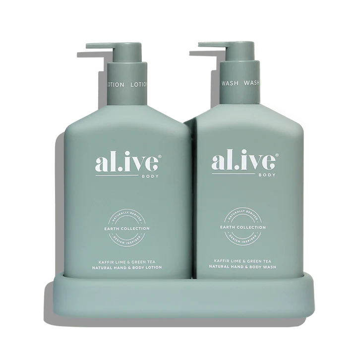 WASH & LOTION DUO - KAFFIR LIME & GREEN TEA