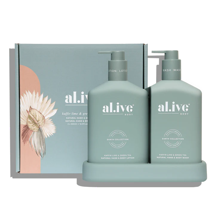 WASH & LOTION DUO - KAFFIR LIME & GREEN TEA