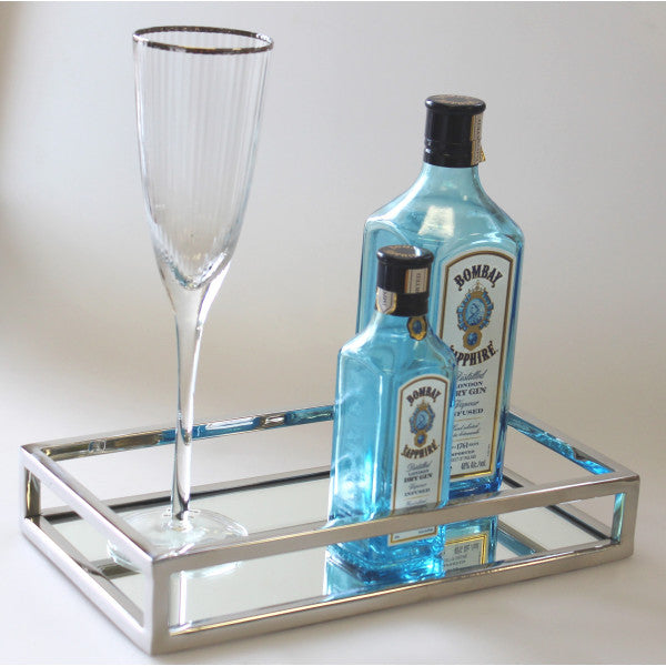Vanity Rectangle Mirror Tray