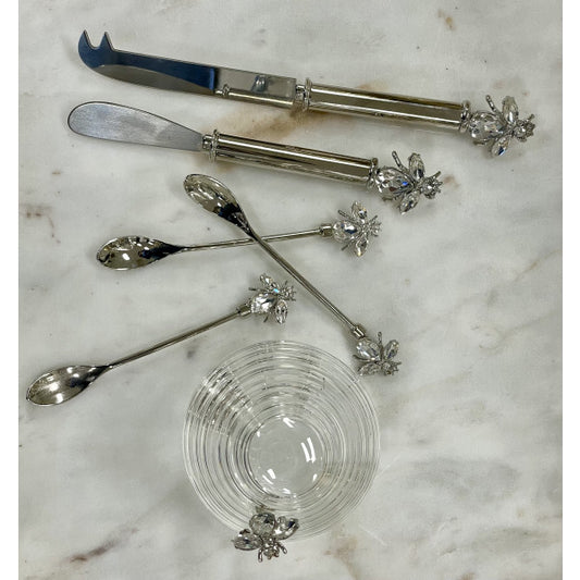 Crystal Bee Cheese Knife