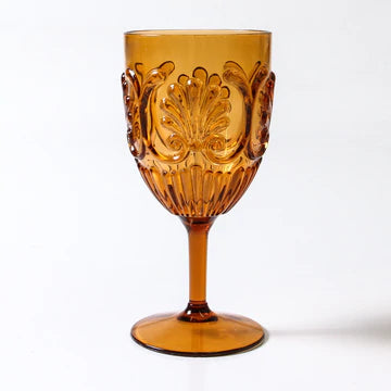 Acrylic Wine Glass - Amber