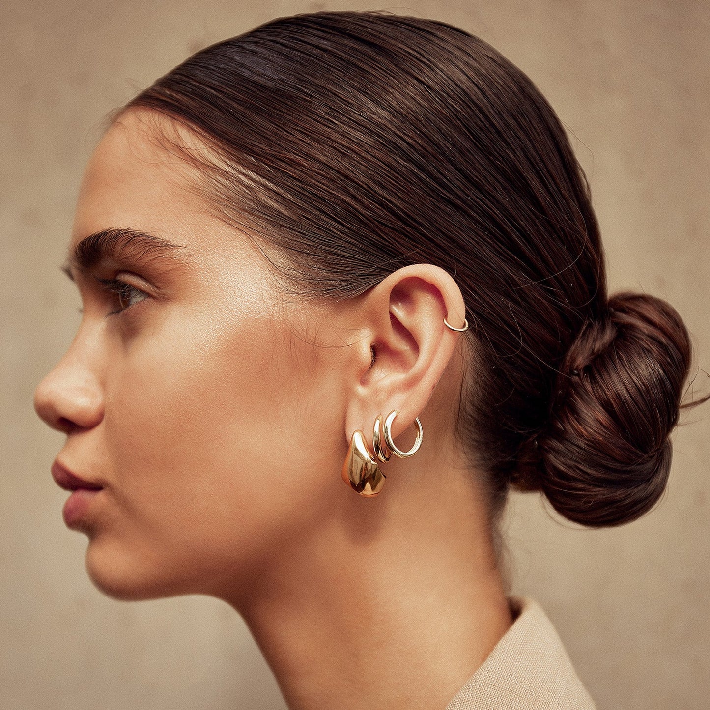DELPHINE GOLD EARRINGS