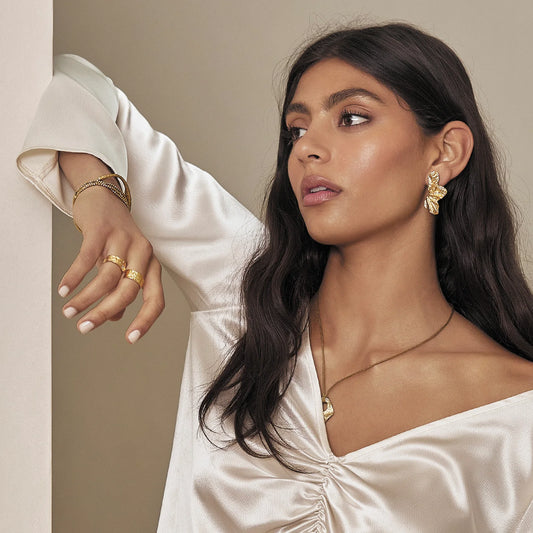 STASSIA GOLD EARRINGS